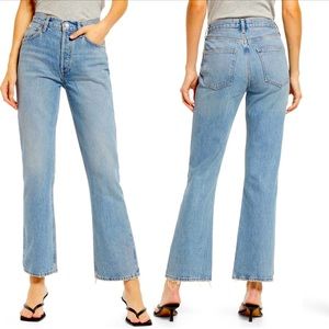 NWT AGOLDE Relaxed Bootcut Jeans - mid rise relaxed boot
